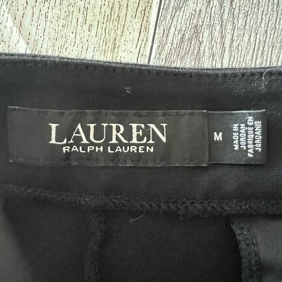 Ralph Lauren LRL Black Label Knit Viscose Blend Ankle Pants Sz M Stretch - Picture 6 of 13